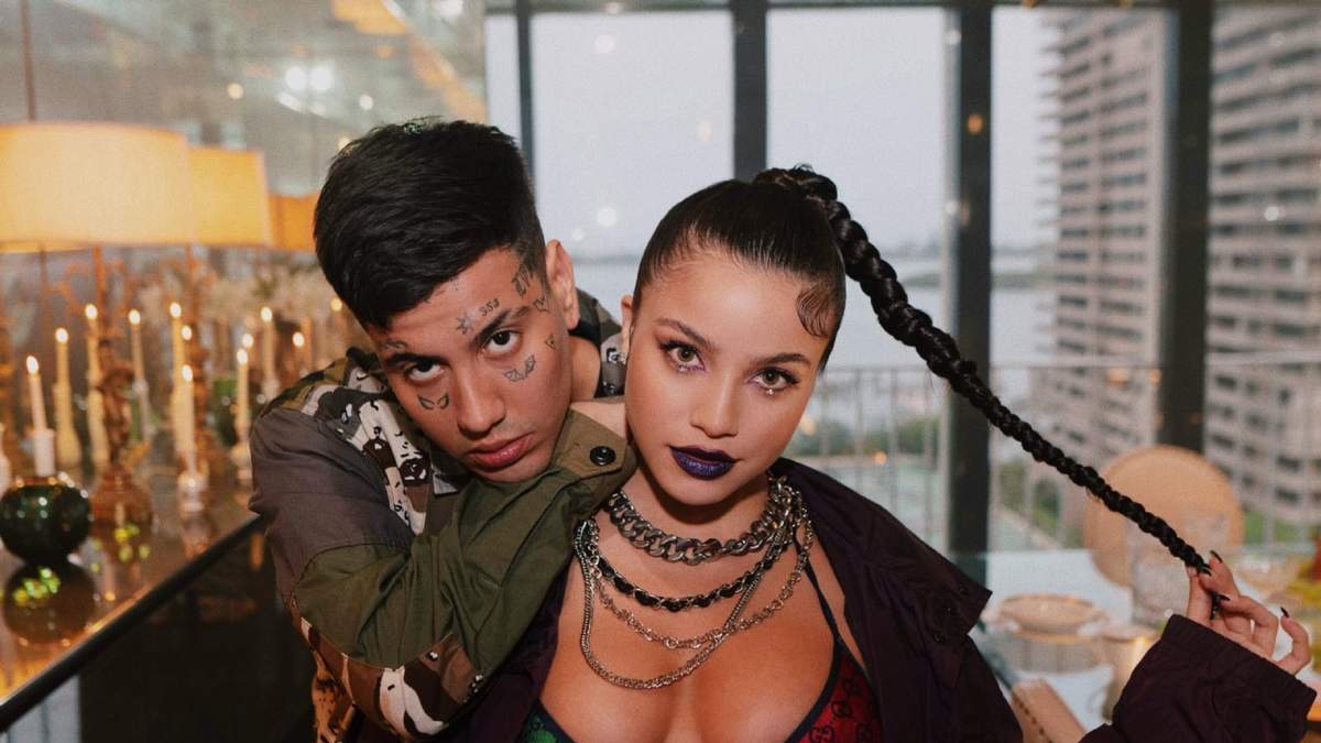 Emilia Mernes y Duki. Fuente: (Instagram)