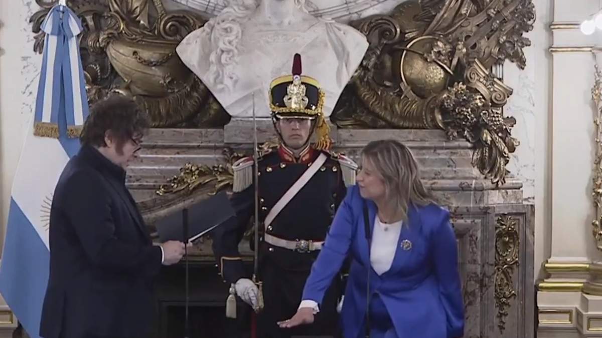 Javier Milei y Alejandra Montivero