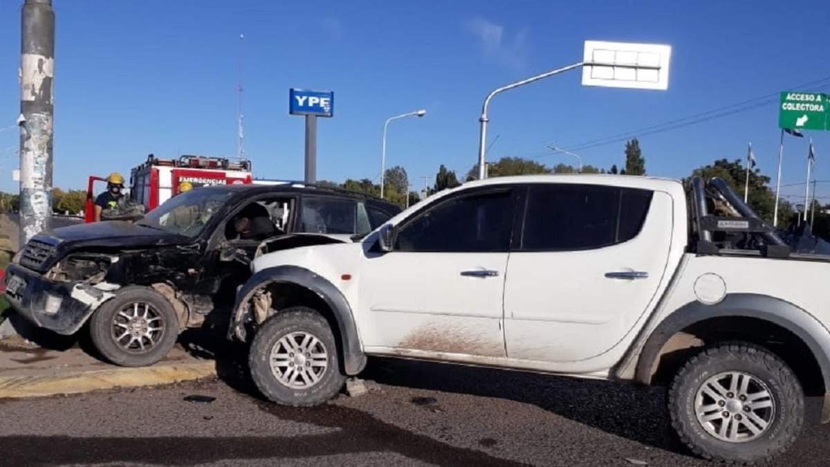 Accidente en Plottier. Fuente. (Twitter)
