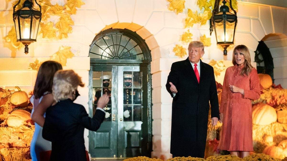 Donald y Melania Trump en la Casa Blanca