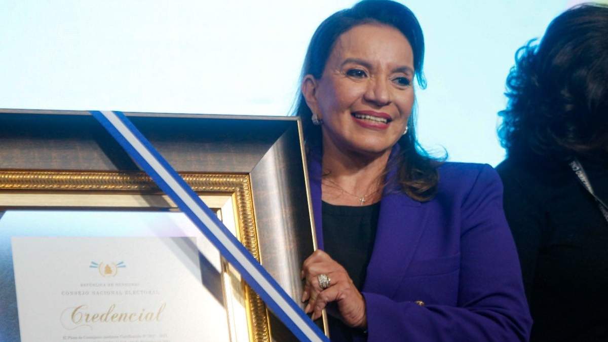 Tomará posesión como nueva presidenta de Honduras