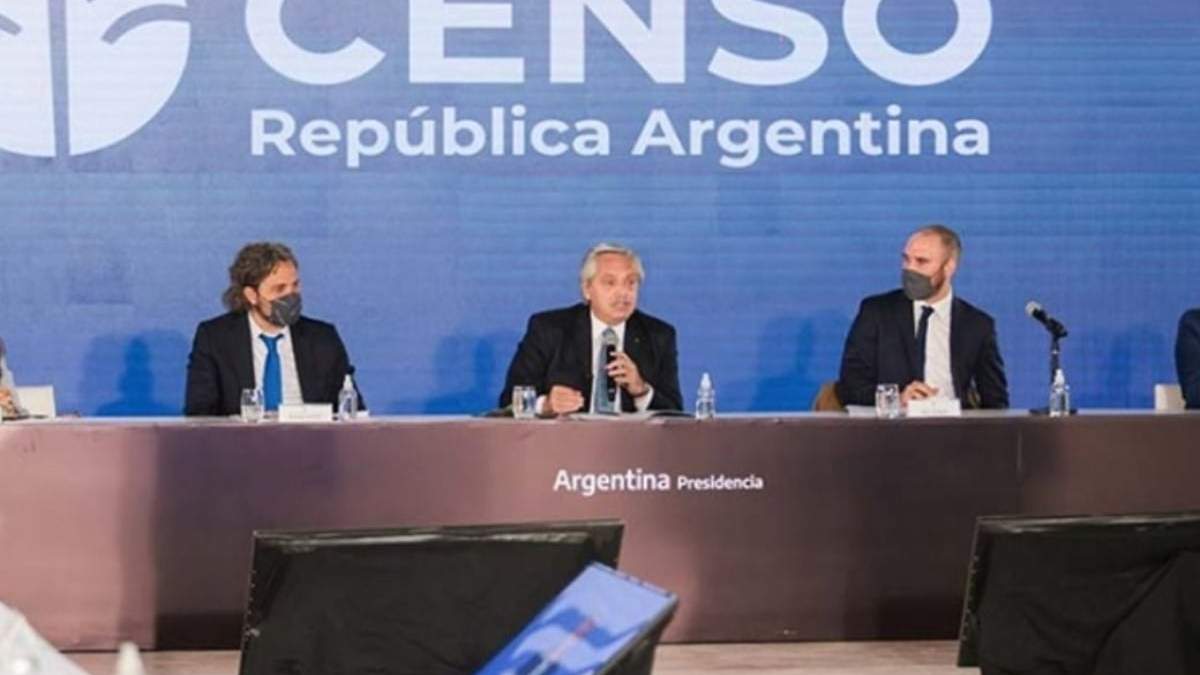 Presentación oficial del Censo 2022. Fuente: (Twitter)