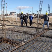 Zapala: Koopmann recorrió la construcción de viviendas municipales