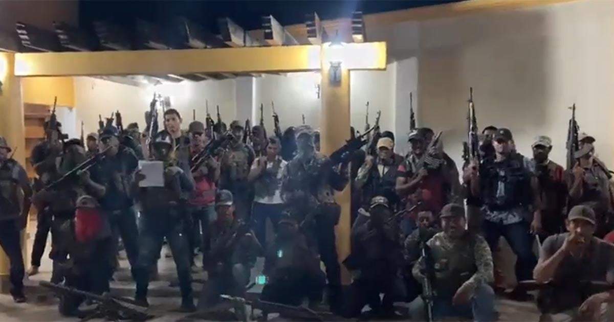 Los presuntos integrantes del grupo delictivo