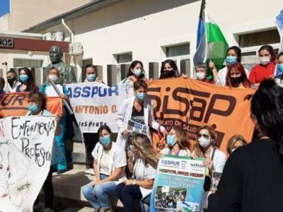 Los hospitalarios de Río Negro también reclaman por una mejor oferta salarial del Gobierno