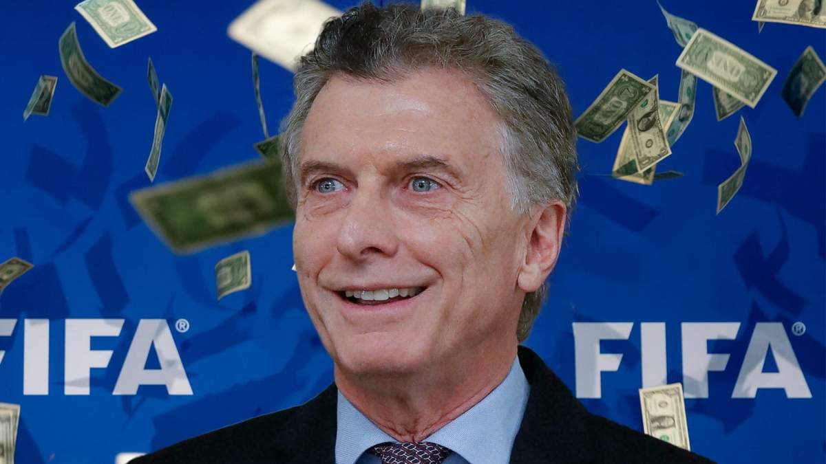 Mauricio Macri, presidente de la Fundación FIFA. Fuente: (Minuto Neuquén)