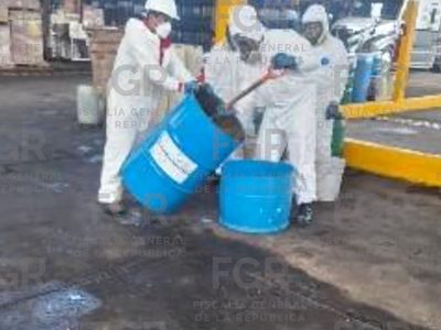 Destruyen más de tres toneladas de precursores químicos y sustancias decomisadas en BC