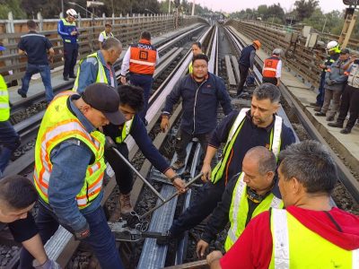 Se deforman las vías en la Línea B del Metro; suspenden el servicio (Videos)