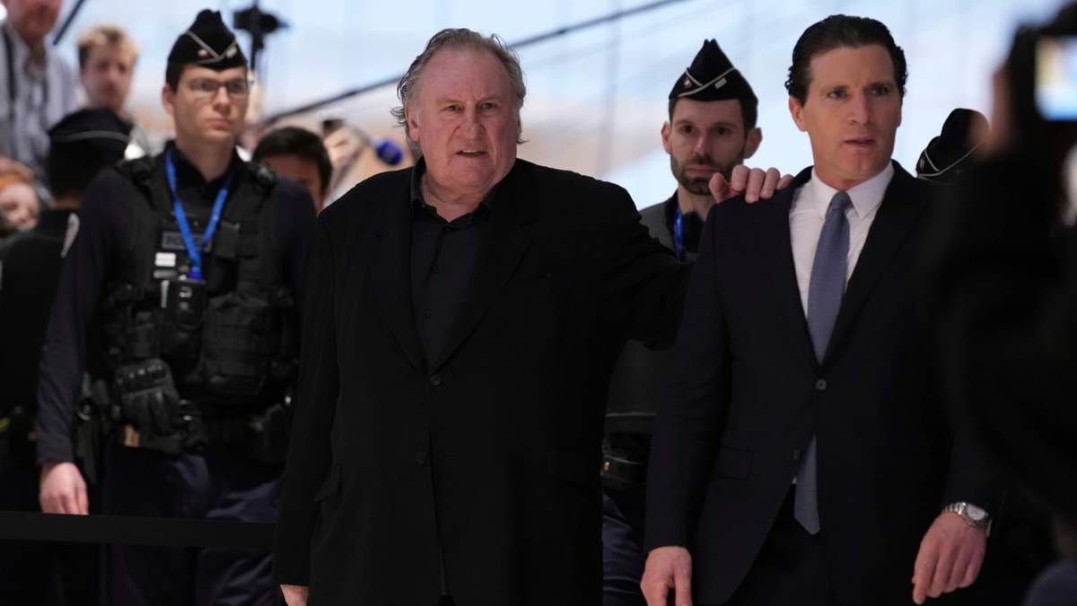 El astro de cine francés Gérard Depardieu