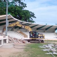 Inicia la remodelación "desde cero" del estadio del equipo de Pío López Obrador