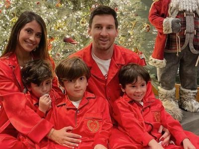 Imposible no conmoverse: Antonella Roccuzzo retrató la reacción de sus hijos ante el gol de Messi