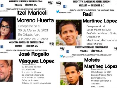 Detienen a ocho personas en Orizaba, Veracruz; familiares acusan montaje