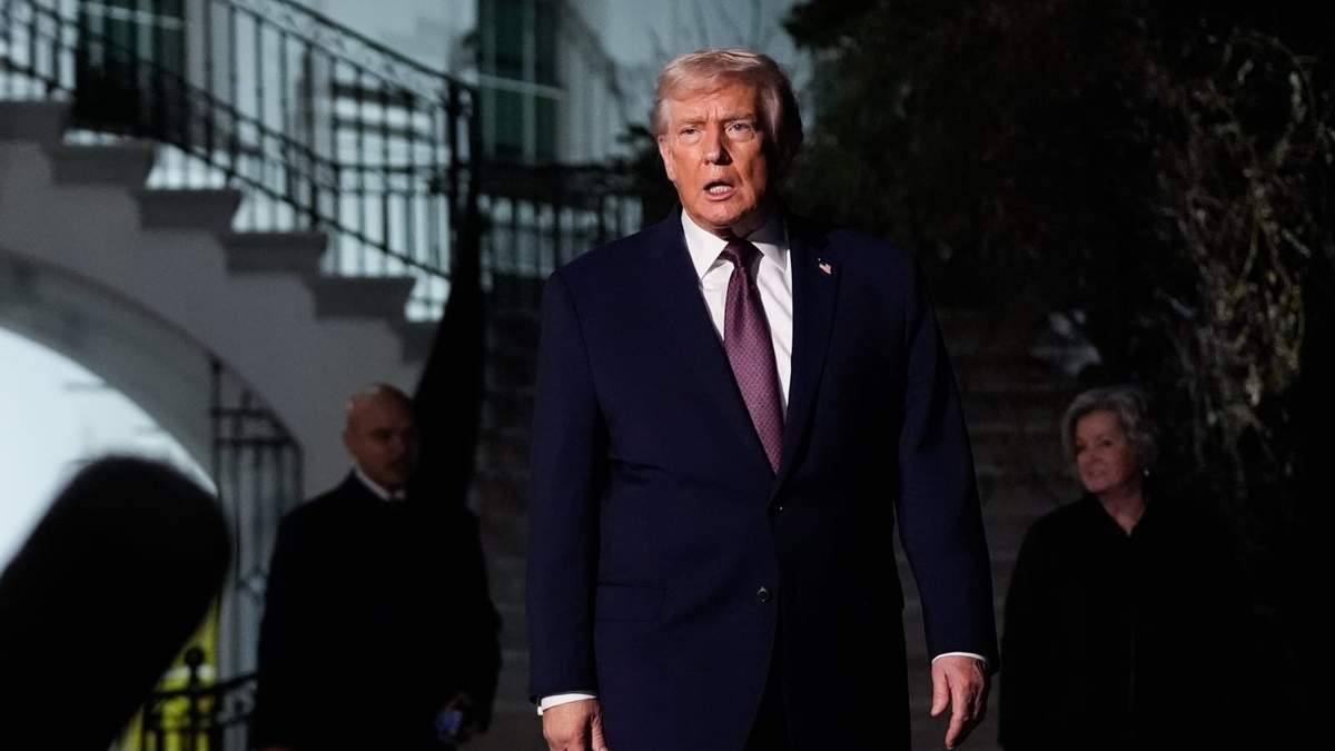 El presidente estadounidense Donald Trump en la Casa Blanca en Washington