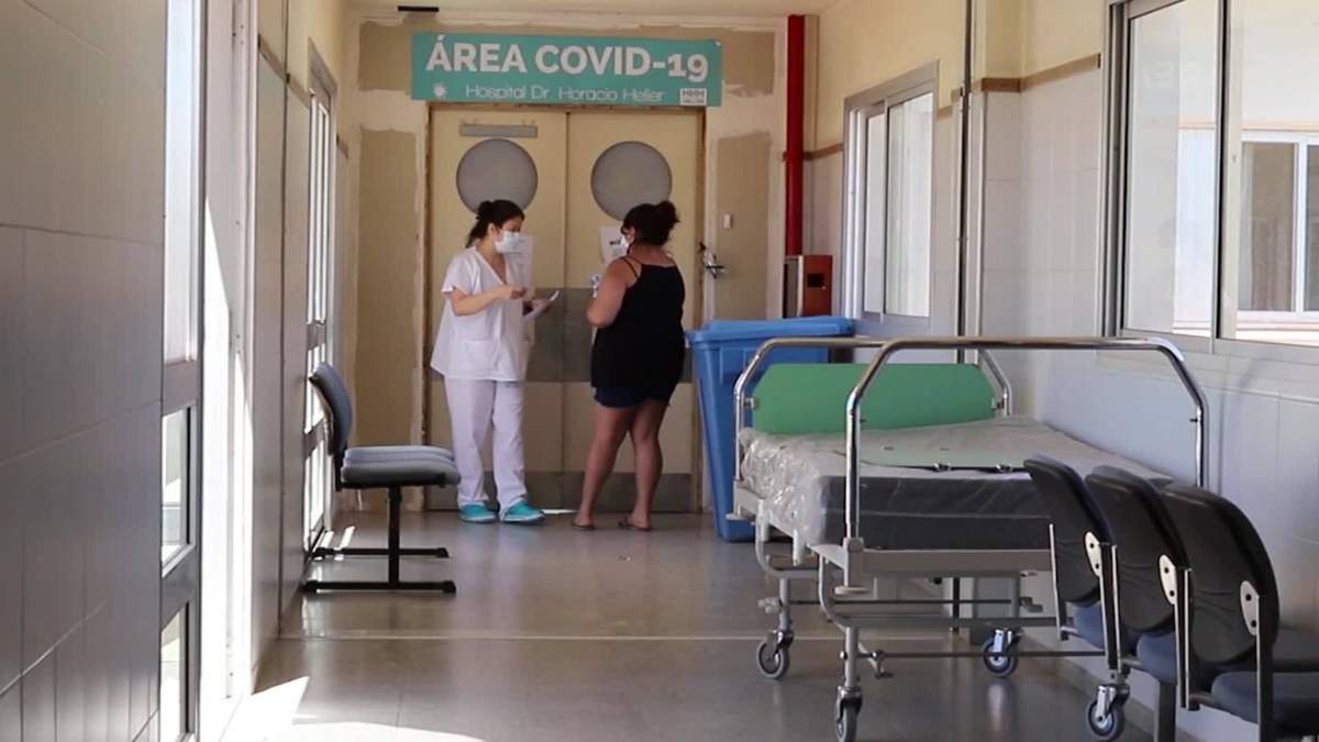 Río Negro, área de coronavirus. Fuente: (Twitter)
