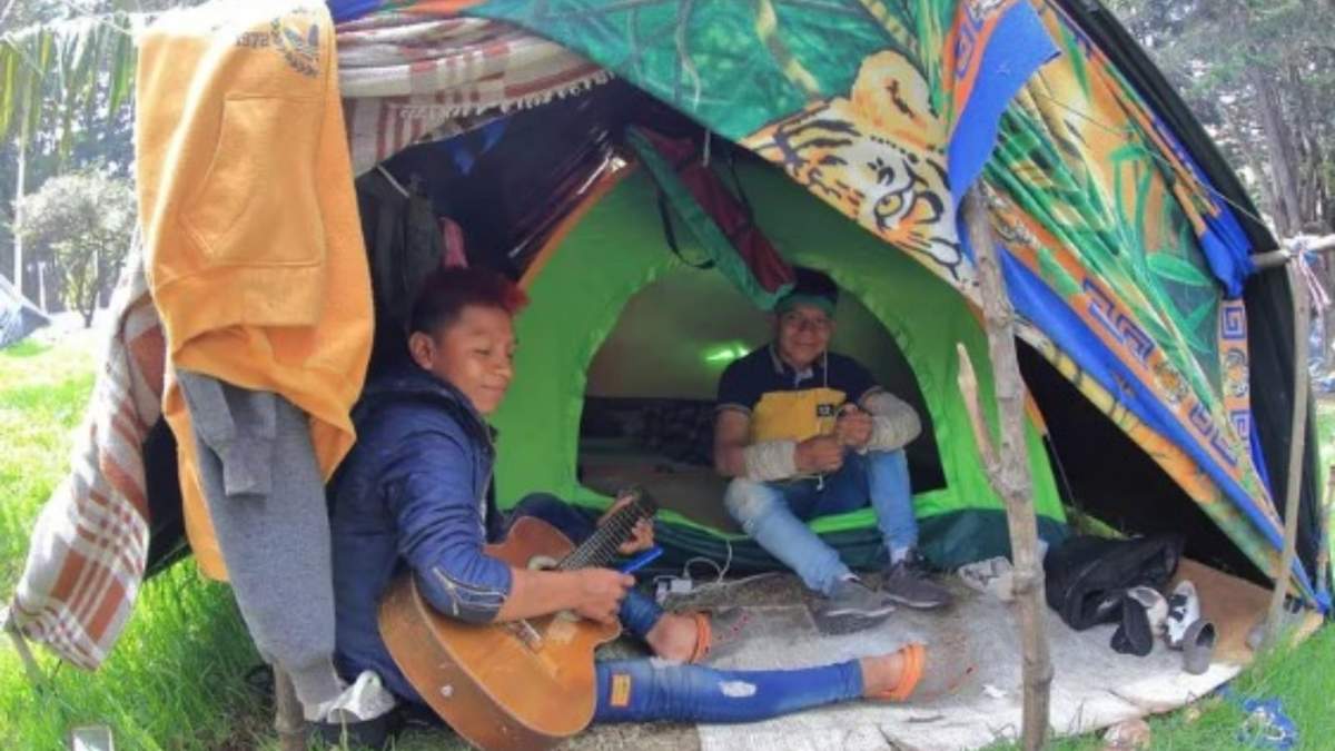Niños expuestos a la violencia en Colombia