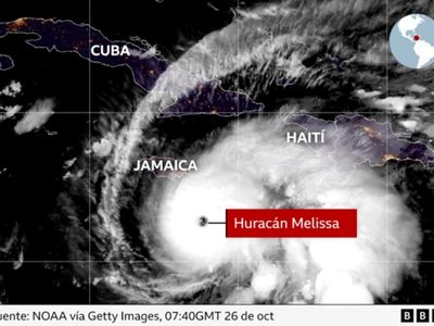 El huracán Melissa toca tierra en Jamaica