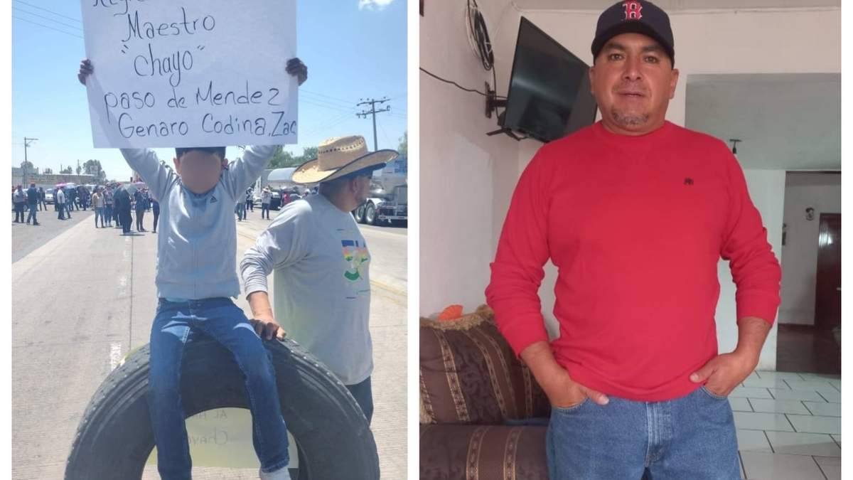 La protesta por la desaparición del "Profe Chayo"