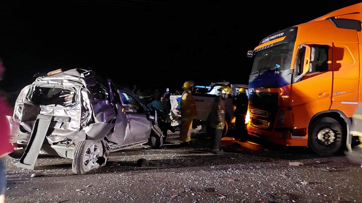 Accidente en Arroyito. Fuente: (Twitter)