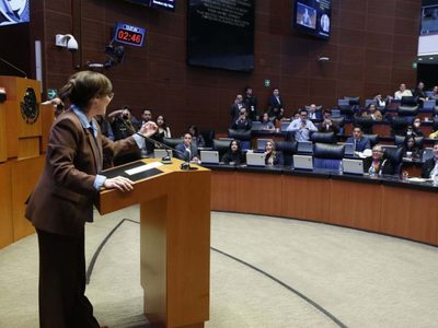 Lilly Téllez estalla contra Noroña desde tribuna: “a ver idiota, llora por Carlos Manzo” (Video)