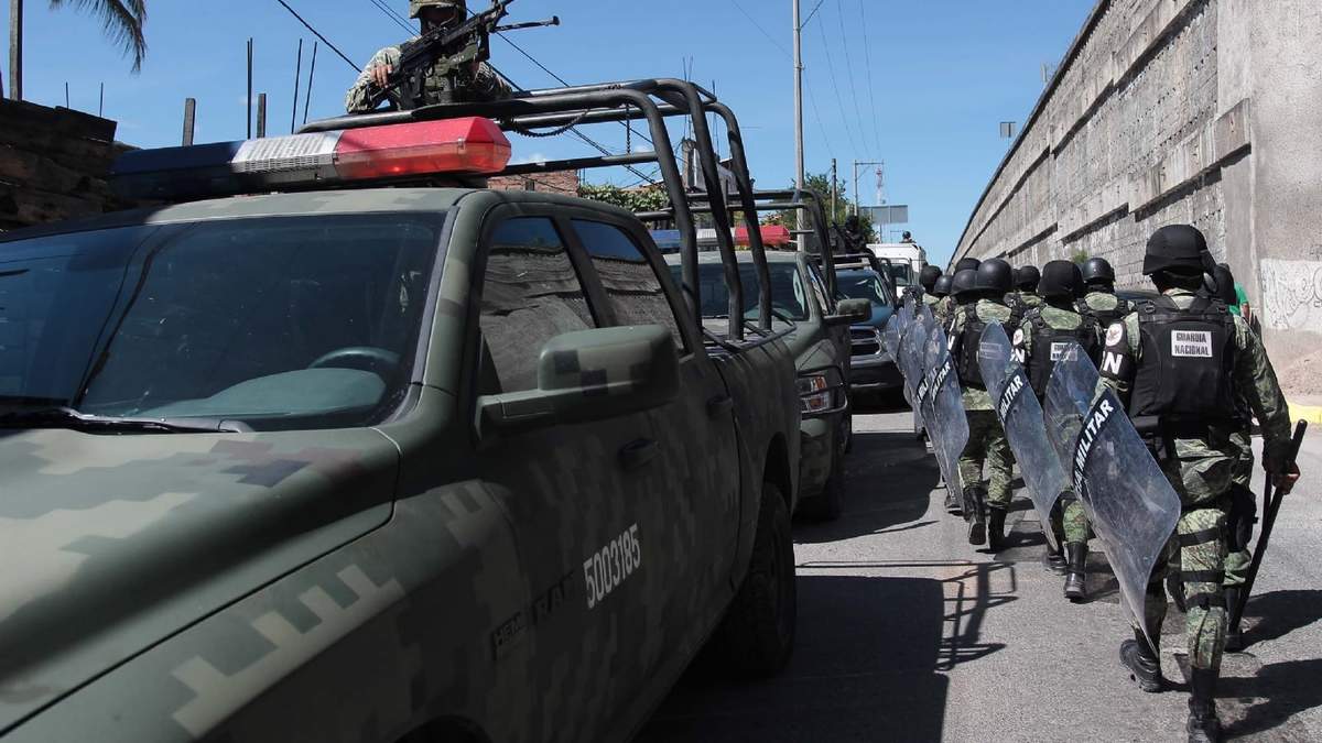Un operativo de la Guardia Nacional en Guerrero