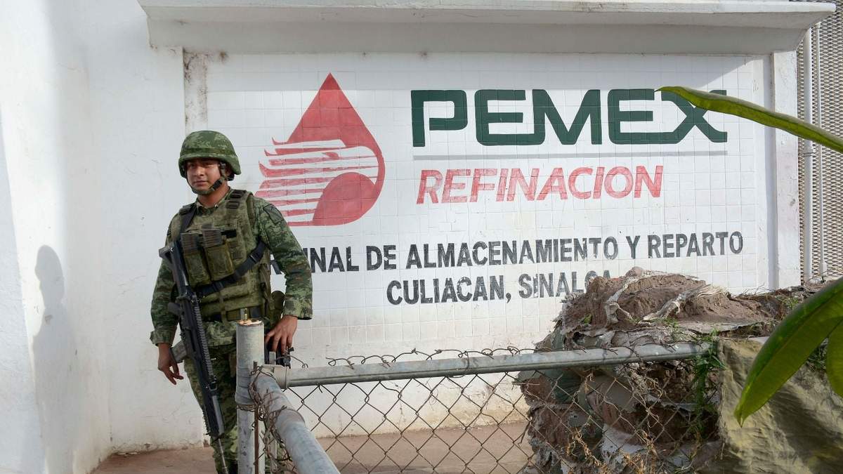 Militares resguardan instalaciones de Pemex en Sinaloa