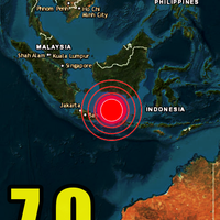 Sismo de magnitud 7 sacude la principal isla de Indonesia