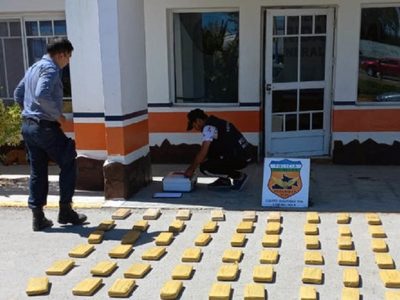 Un hombre fue detenido por circular con 54 kilos de droga en su camioneta