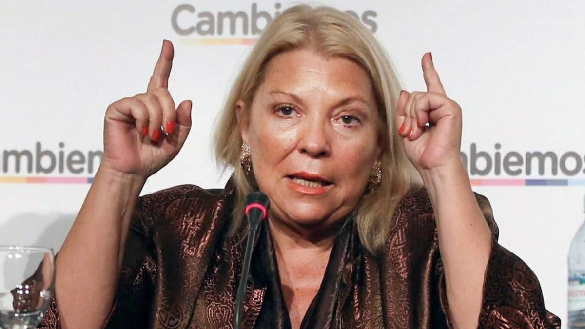 Elisa Carrió fue hospitalizada en Santa Fe. Fuente: (Twitter)