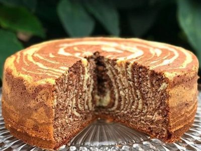 Torta Cebra sin gluten: mirá cómo preparar este creativo postre para acompañar con té o mates