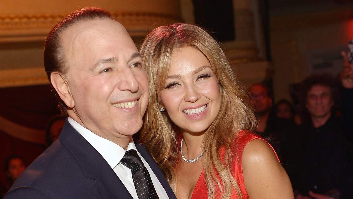 Thalía y Tommy Mottola. Fuente: (Instagram)