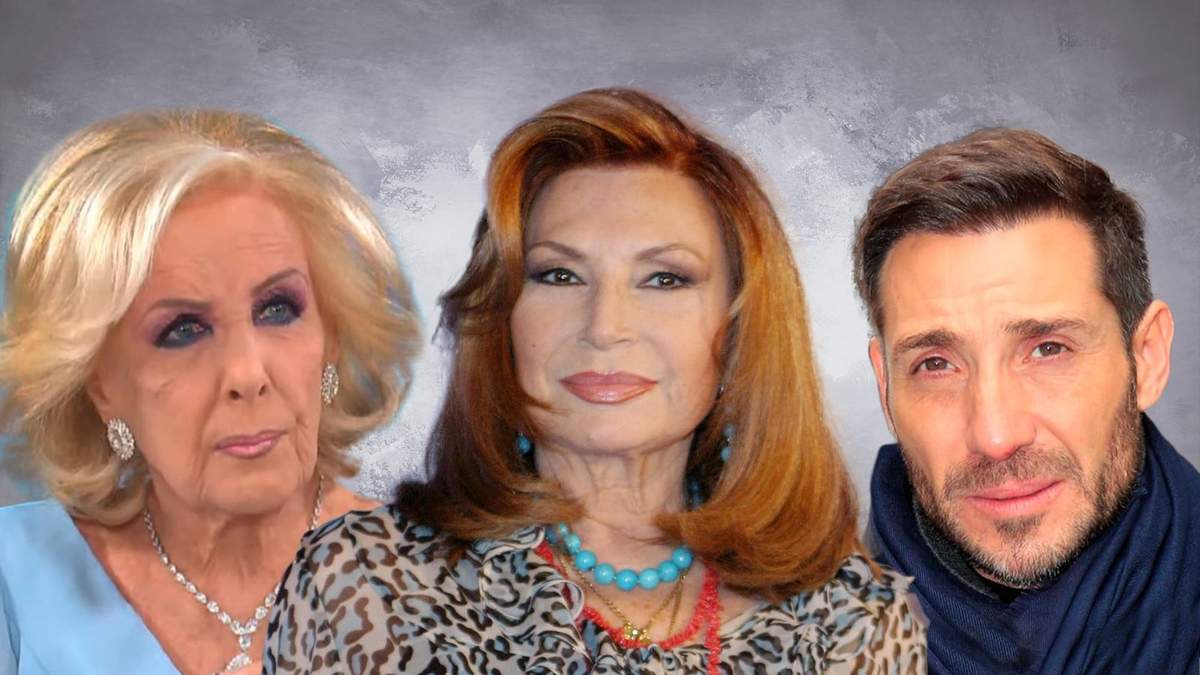 Mirtha Legrand, Rocío Jurado, Antonio David Flores. Fuente: (Minuto Neuquén)