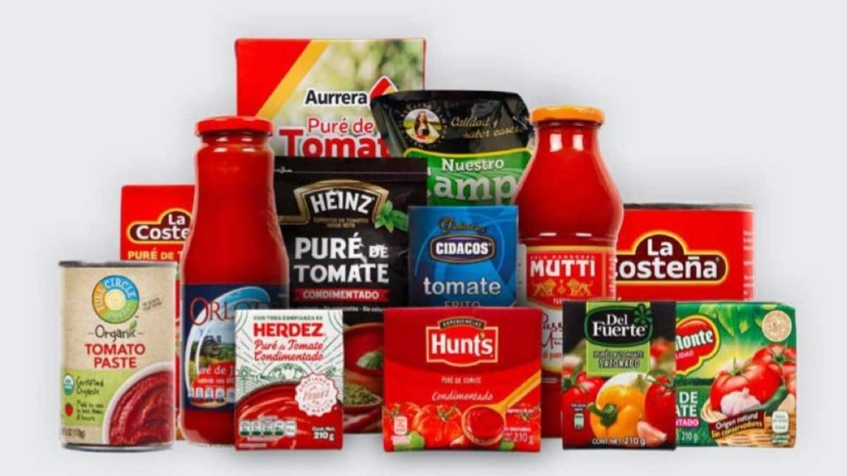 Tipos de puré de tomate, según Profeco