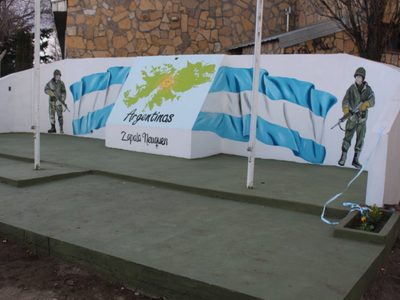 Zapala: inauguraron el monumento “Guardianes de mi Patria”