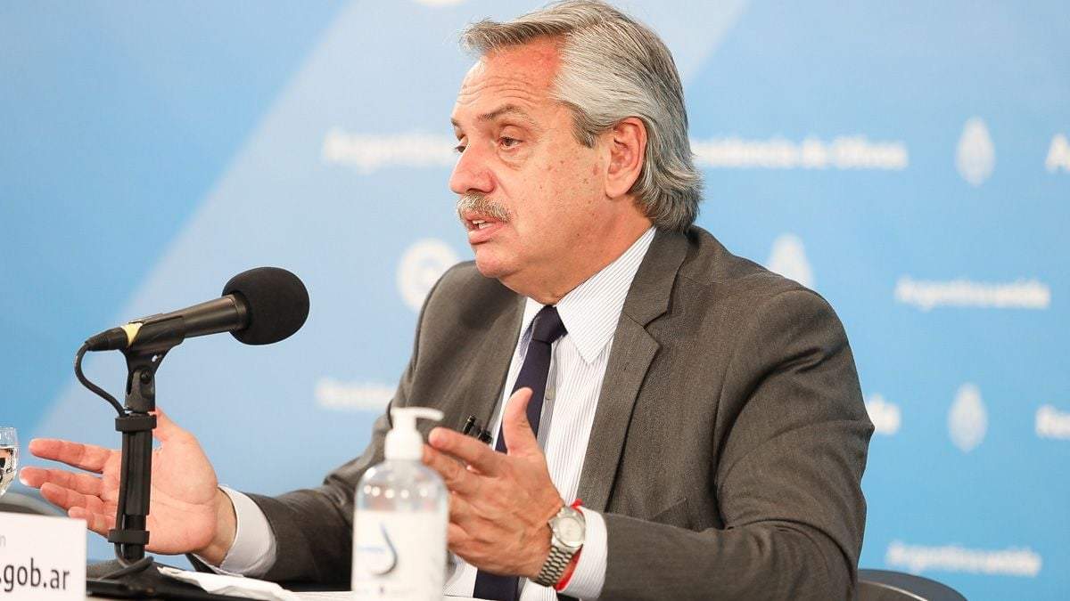 Alberto Fernández, presidente de la Nación. Fuente: (Twitter)