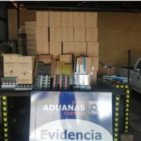 Secuestraron en Samoré 58.600 cajas de cigarrillos, con un costo aproximado de 285 mil dólares