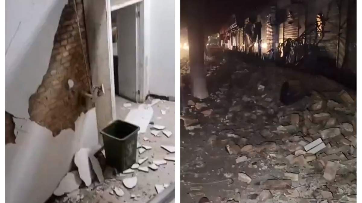 Daños provocados por el sismo en Dezhou, China