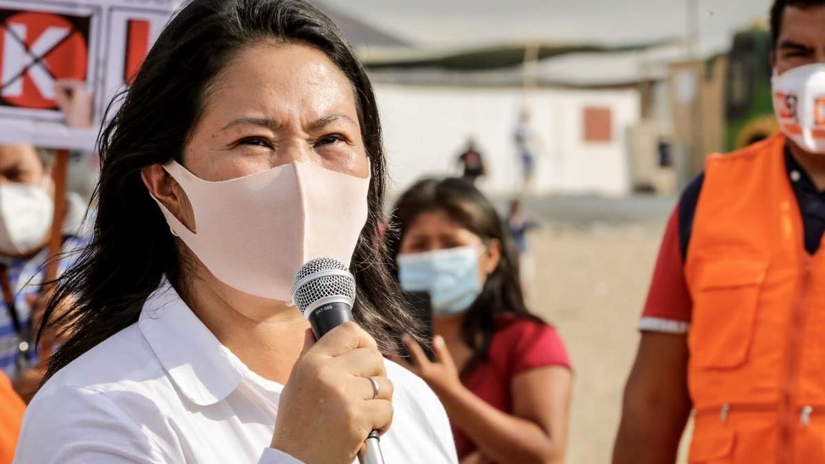 La candidata presidencial de Fuerza Popular, Keiko Fujimori