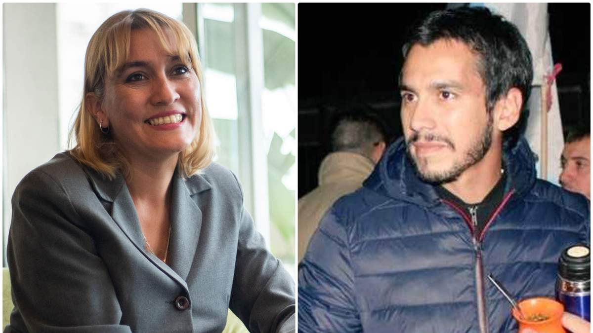 Lorena Matzen y Emanuel Coliñir. Fuente: (Twitter)