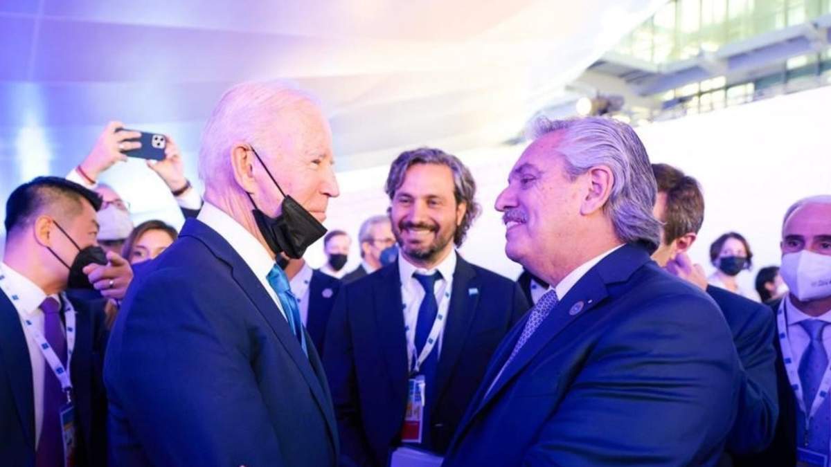 Joe Biden y Alberto Fernández. Fuente: (Twitter)