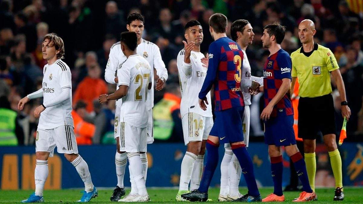 Barcelona - Real Madrid. Fuente: (Twitter).