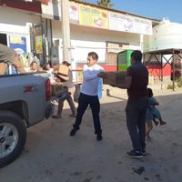 El Cártel Jalisco Nueva Generación reparte despensas en Tecate