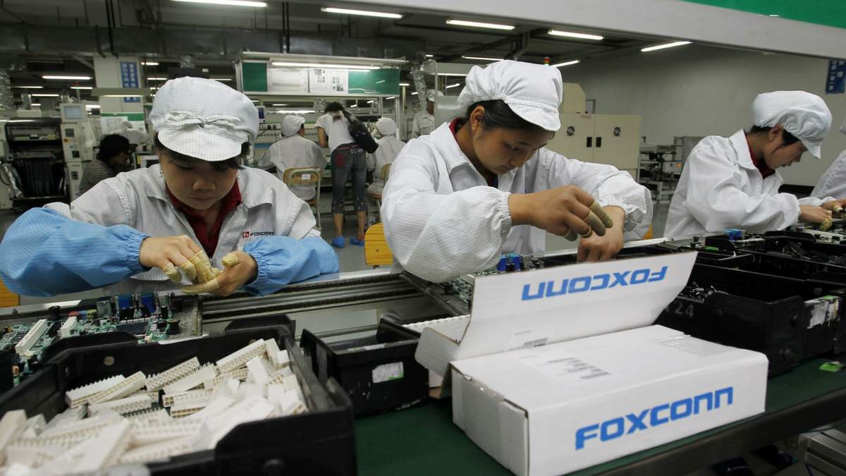 Foxconn es una de las empresas proveedores de Apple. Fuente: (Twitter).