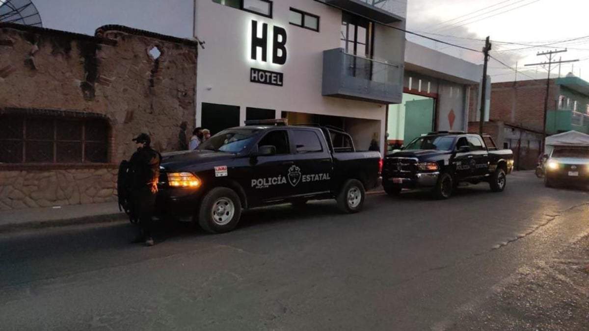 El hotel a donde fueron llevados los hombres secuestrados