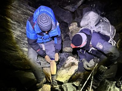 Encontraron a dos turistas que se habían perdido en el Cerro del Plata