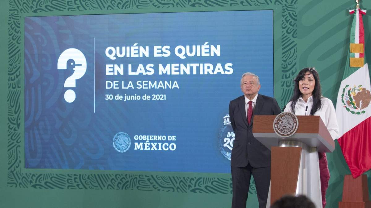 La sección “Quién es quién en las mentiras de la semana”