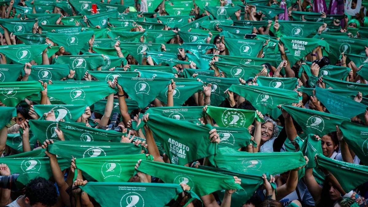 Campaña por la interrupción legal, segura y gratuita del embarazo. Fuente: (Twitter)
