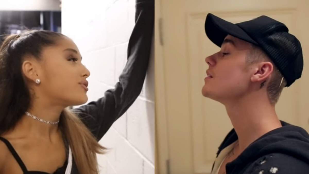 Ariana Grande y Justin Bieber. Fuente: (Instagram)