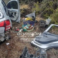 Cuatro sujetos fueron detenidos por intentar robar piezas de un auto accidentado en Villa Traful