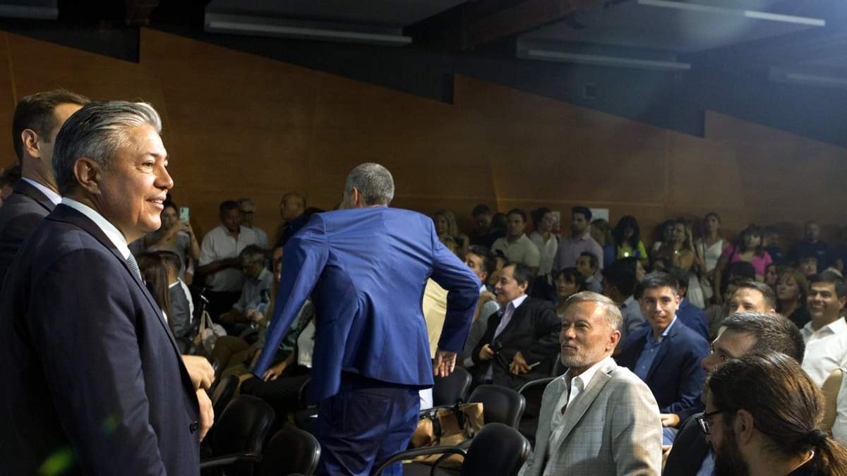 Rolando Figueroa en Casa de Gobierno. Fuente: (Emiliano Ortiz)