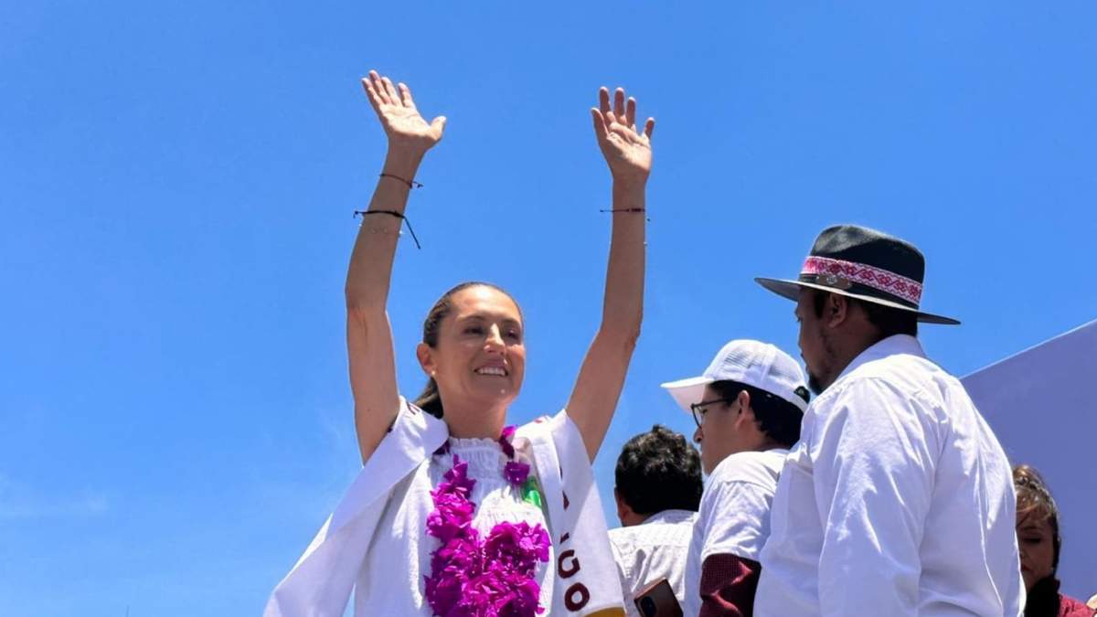 Claudia Sheinbaum en Pachuca, Hidalgo